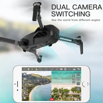 ZLRC SG906 Mini Drone GPS 5G WIFI FPV 4K vaizdo Kamera Drone Brushless Selfie Sulankstomas X193 RC Drone Tranai HD Kamera Sraigtasparnis VS B4W