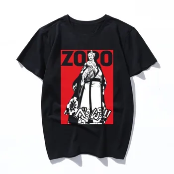 Zoro samurajus Vasarą Moterys 2019 Naują Atvykimo Tee Marškinėliai Femme Harajuku Marškinėliai Vyrams Spausdinti Atsitiktinis Ulzzang Vasaros Camiseta Mujer