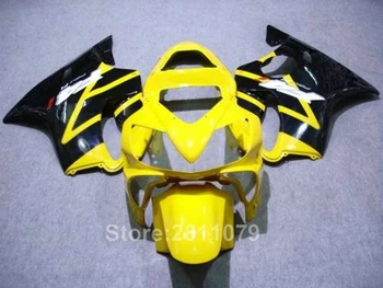 Įpurškimo pelėsių tinka Honda CBR600 F4I 01 02 03 geltona juoda purvasargiai nustatyti CBR600RR F4I 2001 2002 2003 HU13