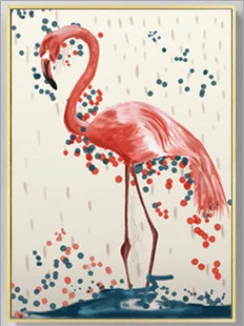 Šiaurės Stiliaus Flamingo Plakato spauda Minimalistinio Sienos Meno Tapybos Drobės Kraštovaizdžio Namų Dekoro kambarį