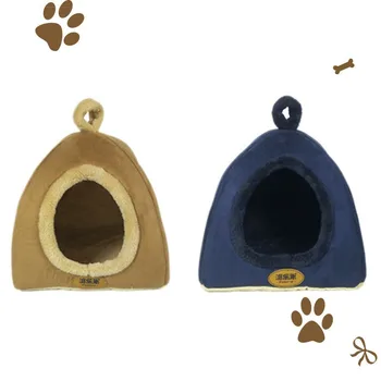 Šiltas Naminių Kačių, Šunų Veislynas Jurta Nuimamas ir galima Skalbti Mažų Šunų Bichon VIP House Pet Supplies Šuo Lovos Vidutinio Šunys
