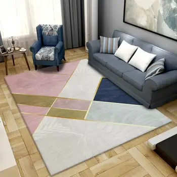 šiuolaikinės paprastų Geometrinių dizaino modelis Kilimai kambarį kilimas šiaurės stiliaus 3D spausdinimo namai kiliminė danga, sofa kilimėliai skalbti mašinoje