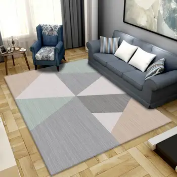 šiuolaikinės paprastų Geometrinių dizaino modelis Kilimai kambarį kilimas šiaurės stiliaus 3D spausdinimo namai kiliminė danga, sofa kilimėliai skalbti mašinoje