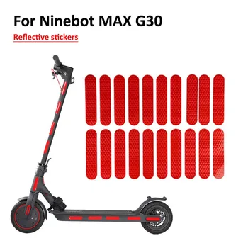 Šviesą atspindintis lipdukas, skirtas Ninebot Max G30 M365 kickscooter Elektrinis Motoroleris, Multi-functionsafe Įspėjamieji Lipdukai Priedai