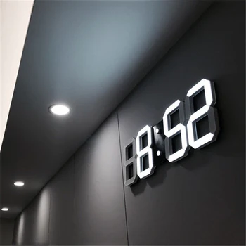 Žadintuvas Veidrodžio Paviršiaus LED Multi-funkcinis Automatinis Laikrodis Virtuvės Skaitmeninis Laikrodis-Žadintuvas Namuose