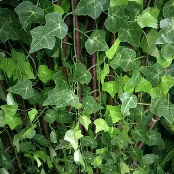 Žalia Dirbtinių lapų vynuogių ivy augalų Plastiko Šilko audinio Bostono gebenės lapų žalieji plotai namų hotal apdailos augalų žaluma