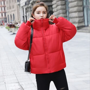 Žiemos Naujo Stiliaus moteriški Švarkai Raudona Rudenį Moterų Storio Rožinė Viršutiniai drabužiai Juodosios Ponios Prarasti Gražus ieško Laisvalaikio Parkas 